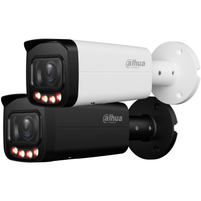 Camera IP WizSense 6MP thân trụ thông minh có đèn kép, đa tiêu cự.